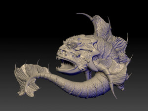 a sea bull-calf Modelo de Impressão 3D