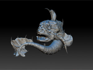 a sea bull-calf 3Dプリントモデル