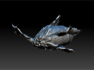 a sea bull-calf 3Dプリントモデル