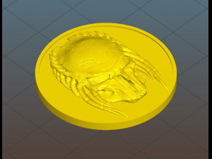 predator head - medal - relief -2017 Model do druku 3D