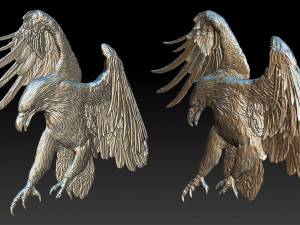 eagle hd1 - relief - 2019 3D Print Model