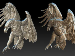 eagle hd1 - relief - 2019 3D Print Model