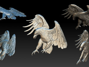 eagle hd1 - relief - 2019 3D Print Model