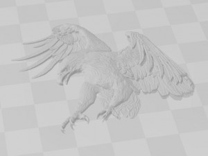eagle hd1 - relief - 2019 3D Print Model
