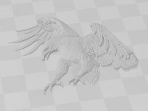 eagle hd1 - relief - 2019 3D Print Model