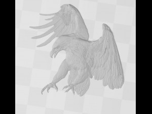 eagle hd1 - relief - 2019 3D Print Model