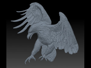 eagle hd1 - relief - 2019 3D Print Model