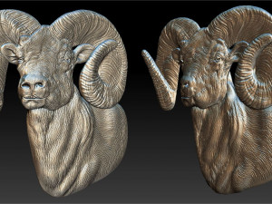 ram - relief - 2019 3D Baskı Modeli