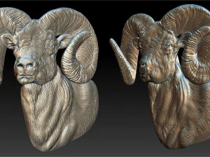 carneiro - relevo - 2019 Modelo de Impressão 3D