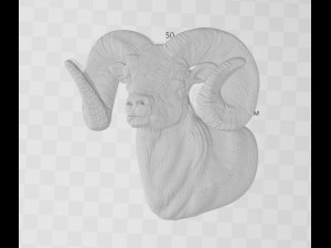 ram - relief - 2019 3D Baskı Modeli