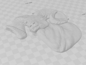 ram - relief - 2019 3D Baskı Modeli