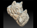 Wolves - relief - 2019 3D Model