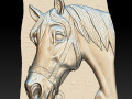 Horse1 - for good luck - relief - 2018 3D Model