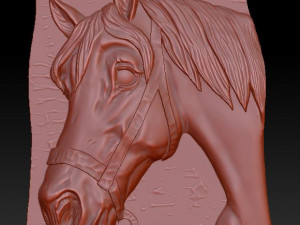 horse1 - for good luck - relief - 2018 3D Принт Модель