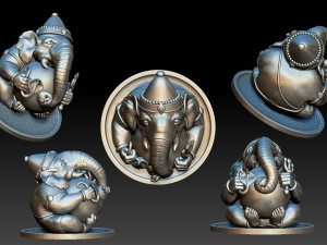 ganesha - statuette - figure - 2019 Model do druku 3D