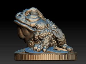 money frog - jin chan - statuette - 2019 3D 打印模型