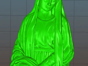 mary mother of jesus - relief - 2017 3D Print Model