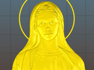 saint mary - relief - 2017 3D 打印模型