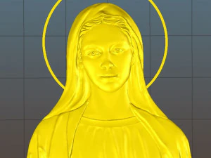 saint mary - relief - 2017 3D Print Model