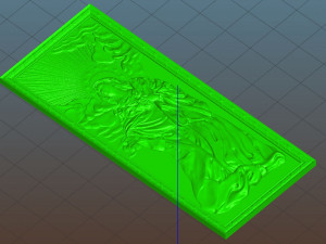 virgin mary - relief icon - 2017 Modèles 3D en vedette