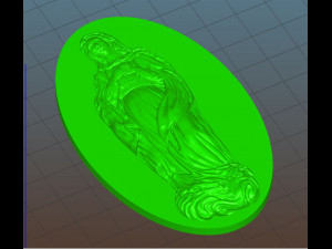 virgin mary 1 - relief icon - 2019 Modelo de Impressão 3D
