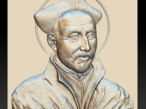 saint ignatius of loyola - relief - 2018 3D Print Model