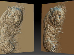 bear -relief -3d print 3D-Druckmodell