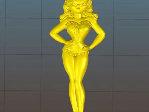 doll lilu - relief - 2019 3D Print Model