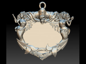 pirates of the caribbean fountain - plaque - copy - 2019 3D Print Model