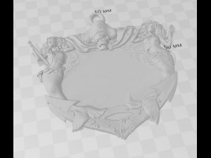 pirates of the caribbean fountain - plaque - copy - 2019 3D 프린트 모델