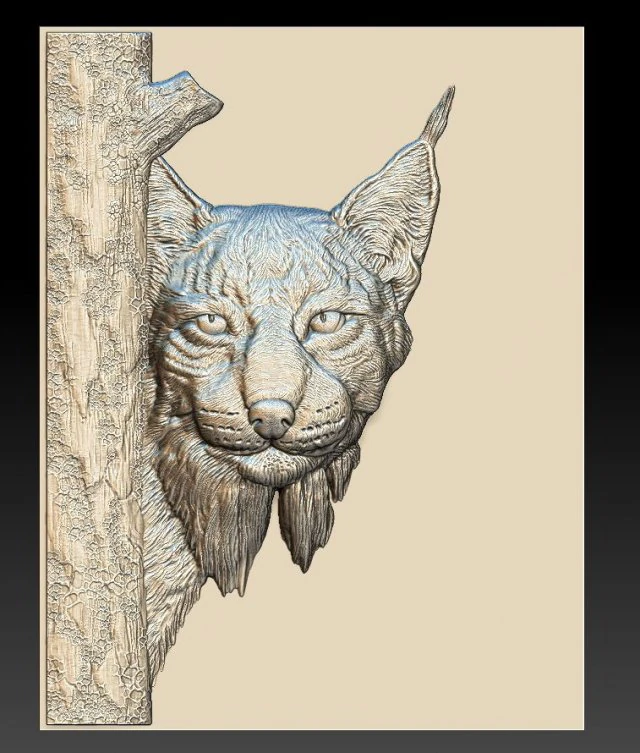 linx head - relief - 2019 3D Print Model .c4d .max .obj .3ds .fbx .stl .blend 