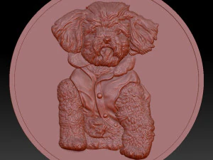 doggy romeo - relief - 2018 3D Print Model