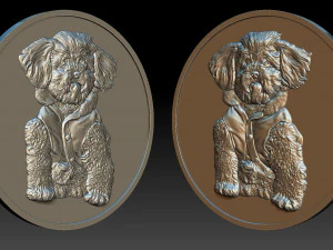 doggy romeo - relief - 2018 3D Print Model