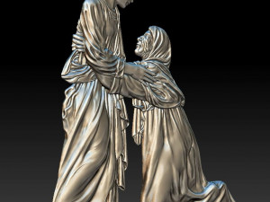 della robbia luca visitation pistoia - relief - 2019 3D 프린트 모델