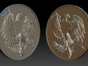 eagle 5s - relief - 2020 3D Print Model