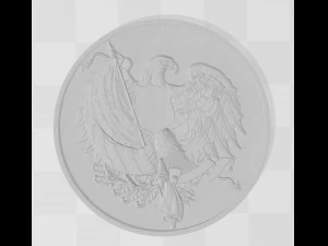 eagle 5s - relief - 2020 3D Print Model
