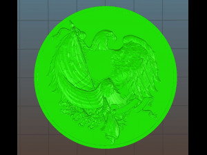 eagle 5s - relief - 2020 3Dプリントモデル
