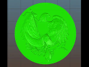 eagle 5s - relief - 2020 3D Print Model