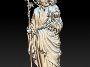 saint joseph - relief - 2020 3D Print Model
