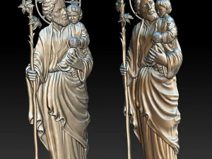 saint joseph - relief - 2020 3D Print Model