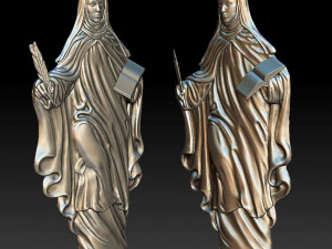 saint theresa of avila - relief - 2020 3D Print Model