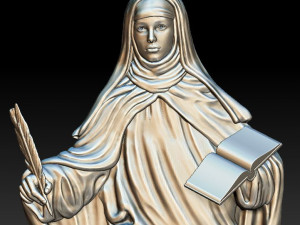 saint theresa of avila - relief - 2020 3D Print Model