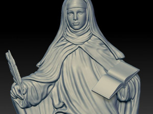 saint theresa of avila - relief - 2020 3D Print Model