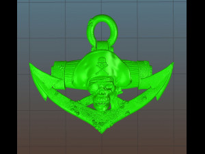 pirate skull 2 - relief - 2020 3D Print Model