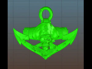 pirate skull 2 - relief - 2020 3D Print Model