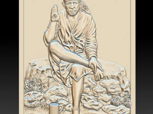 om sai ram - reli&euml;f - 2018 3D printmodel