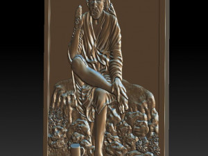 om sai ram - relief - 2018 Modello di stampa 3D