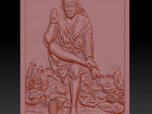om sai ram - relief - 2018 Modello di stampa 3D