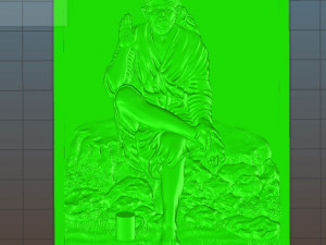 om sai ram - relief - 2018 Modello di stampa 3D