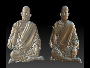 acharya mahashraman - relief - 2018 3D Print Model